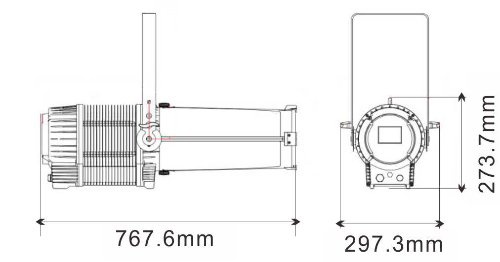 PD-LED350-1530-IP变焦成像灯